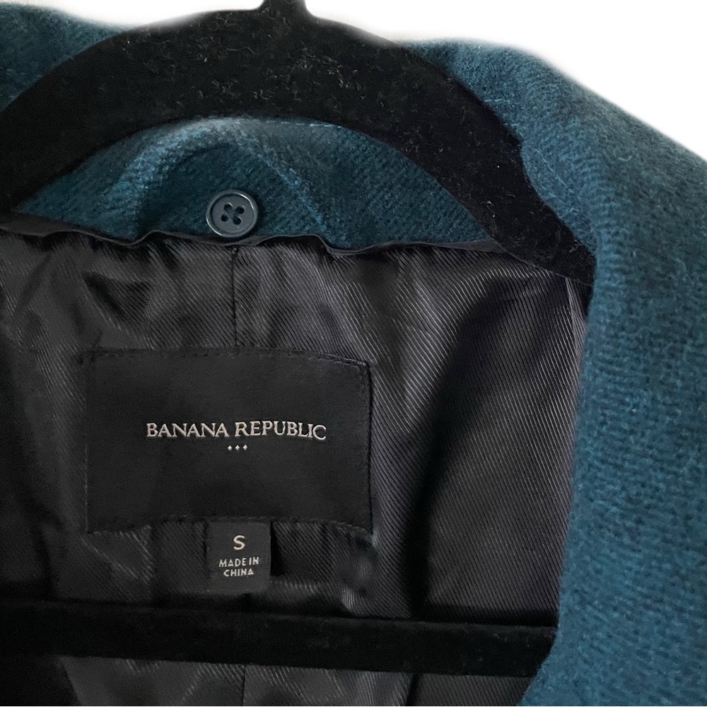Banana Republic Navy Blue Peacoat - Picture 3 of 12